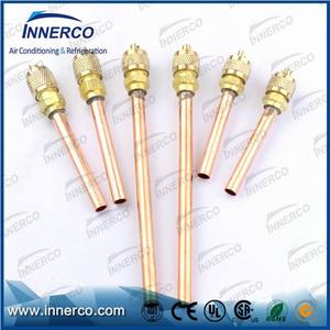 Vanne d'accès aux pièces <span class=keywords><strong>de</strong></span> réfrigération/vanne d'accès <span class=keywords><strong>de</strong></span> remplissage <span class=keywords><strong>de</strong></span> tube en cuivre 1/4 "vanne <span class=keywords><strong>de</strong></span> charge SAE - Product Image 2