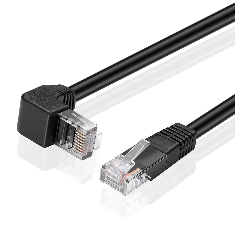 (High) 저 (Quality OEM Manufacture PVC Right Angel Ethernet Patch RJ45 Cable