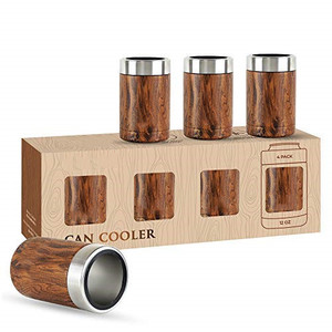 12oz ba cách điện tiêu chuẩn có thể chai tay áo coozies cách điện rượu bia nước giải khát thép không gỉ có thể làm mát bia Máy làm lạnh - Product Image 4