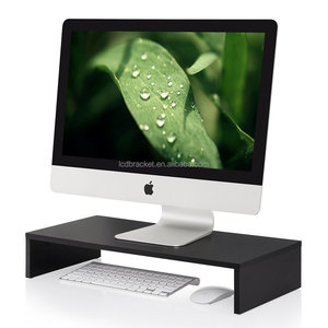 MG-monitor elevador de madera para ordenador, soporte de Monitor de 21,3 pulgadas con espacio de almacenamiento para teclado - Product Image 2