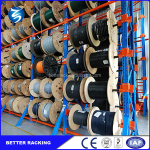 Sistema de Almacenamiento de Carretes de Cable Ajustable para Almacén, Estante para Bobinas de Cable Industrial - Product Image 4
