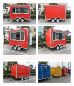 Compagnie aérienne Hamburger Hot-Dog Mobile Barbecue Vendeur de Rue Chariots de Nourriture À Vendre - Product Image 5