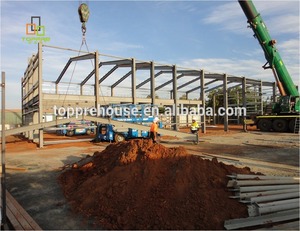 TOPPRE Maison préfabriquée d'<span class=keywords><strong>occasion</strong></span> à faible coût Entrepôt en acier Atelier de construction en fibre de verre Nz Entrepôt industriel bon marché - Product Image 4