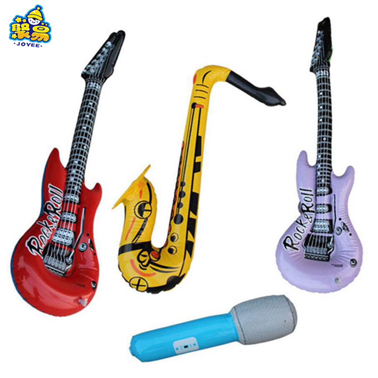 Надувной набор игрушек в виде рок-звезды, надувные инструменты для вечеринки