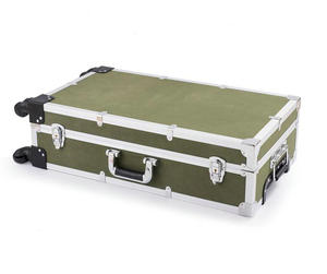 Tùy chỉnh màu xanh/Màu xanh lá cây nhôm cán Xe đẩy va li/Mang trường hợp công cụ với trứng bọt - Product Image 3