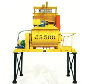 Nantong hengda JS 500 efficiency energy high saving concrete mixer/horizontal dough mixer