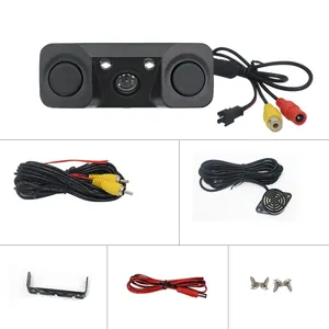 3 In1 Auto Cmos Reversing Camera With Sensors Parking Back Up Reverse Rear View Car Reverse Camera