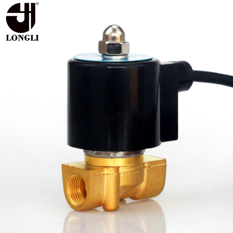 2W-040-10 DN10 Латунь Водонепроницаемый 220v электромагнитные клапаны