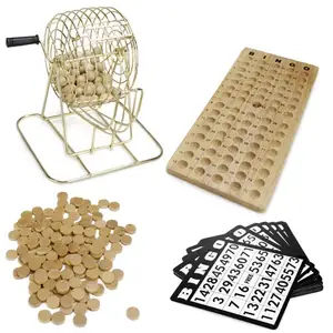 Bingo Levert Houten Bingospel Bordspel Set