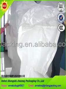 चीन निर्माताओं 100% FIBC बिग पीपी बुना जंबो बैग पैकिंग खतरनाक माल या खाद्य पदार्थों के लिए 1000kg
