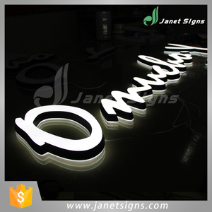 Kích thước tùy chỉnh LED Backlit Acrylic kênh thư dấu hiệu điện tử - Product Image 4