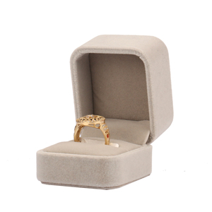 Custom Jewelry Box Customizedjewelry Good Quality Custom Ring Velvet Gift Jewelry Boxes Custom Flocking Velvet Paper Box With Printing Of Jewelry Packaging Box