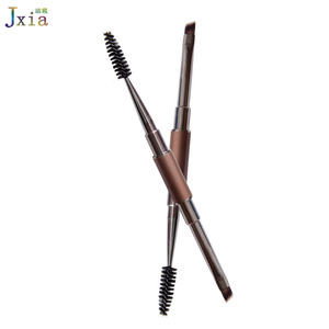 Outil de <span class=keywords><strong>maquillage</strong></span> pour femmes, nouvelle tendance, 10 pièces, poils gothiques, brosse à sourcils avec capuchon en métal - Product Image 1