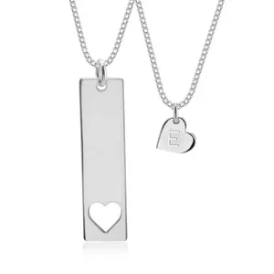 Wholesale Stainless Steel Custom Personalized Lover Family Letter Necklace