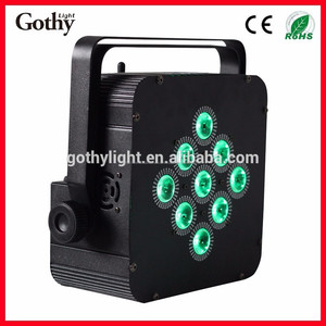 Gothylight 9 x 15 w batterie peut 6in1 pas cher Led Flat Par lumière - Product Image 1