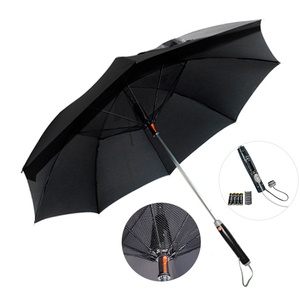 Fantastic Controle Manual Ar Condicionado Cooling Fan <span class=keywords><strong>Umbrella</strong></span> para Adultos Padrão Reto com Água Spray Névoa Característica - Product Image 1