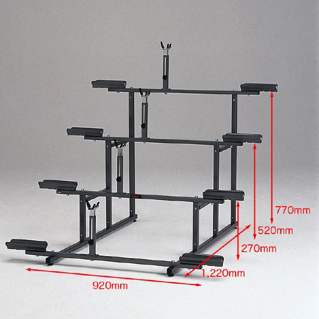 Expositor de bicicleta 4 tier de aço, rack / metal da bicicleta, expositor