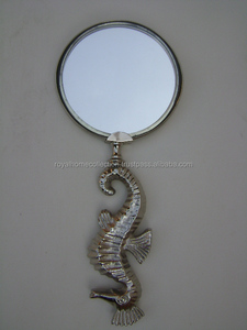Wholesale Customized Design Small <b>Travel</b> Antique Hand Held Mirror for Makeup Beauty - Product Image 3