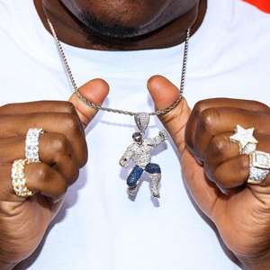 KRKC&CO The Avengers-Grüner Hulk-Anhänger Hip Hop-Schmuck - Product Image 4