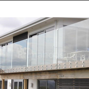 Balustrades de balcon/rampes murales avec supports à distance pour <span class=keywords><strong>balustrade</strong></span> en verre - Product Image 3