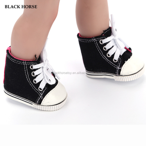 Chaussures en toile pour poupée <span class=keywords><strong>de</strong></span> 18 pouces, modèle <span class=keywords><strong>de</strong></span> poupée, jouet éducatif miniature élégant, échelle 1:4 - Product Image 5