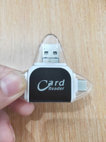 Lector de Tarjetas Micro USB y TF 4 en 1 para Teléfonos Inteligentes y Computadoras