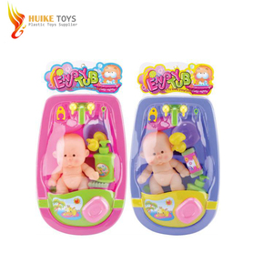 Banheira de Plástico Divertida para Bebês, Brinquedo Amigável, Conjunto de Banho Mini Tubo - Product Image 1