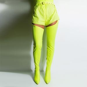 WETKISS Night Club Party Wear High Tube Women Fashion <strong>Crotch</strong> <strong>Boots</strong> Ladies Thigh High <strong>Boots</strong> Over the Knee Belt <strong>Boots</strong>