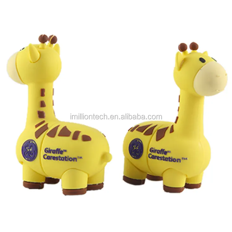3d USB động vật giraffe phong cách pvc pen drive