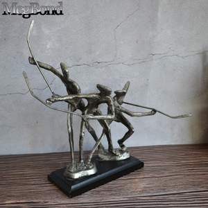 Ornamen <span class=keywords><strong>Pewter</strong></span> Antik Figur Hewan 3D dari Besi Cor Kustom untuk Dekorasi Rumah Merek Megbond Buatan Cina - Product Image 4