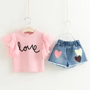 China Wholesale Market Korean Kids Wear Summer Teen Girl Clothing Set