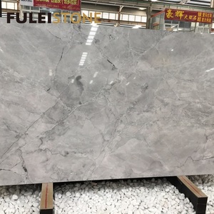 Poli pas cher prix super blanc quartzite <span class=keywords><strong>gris</strong></span> <span class=keywords><strong>granit</strong></span> marbre dalles - Product Image 3