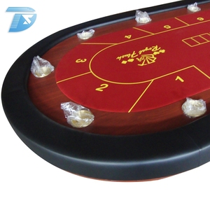 Bonne qualité 8 personne grande table de <span class=keywords><strong>poker</strong></span> avec boîtes de dépôt - Product Image 4