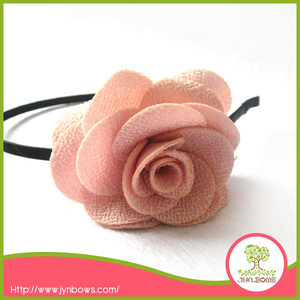 <span class=keywords><strong>rosa</strong></span> e viola raso e tessuto boutique floreale fascia per i bambini - Product Image 2