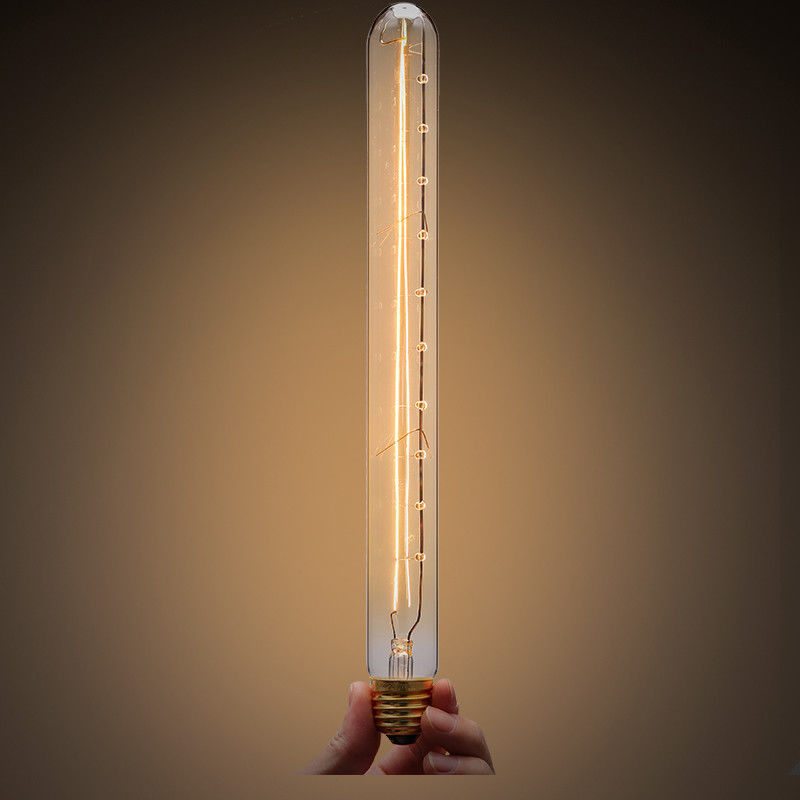 OUKAIDE E27 8W T30-300 lange Röhren Edison LED Birne, Weinlese-Birnen-E27 LED-Glühlampe antike