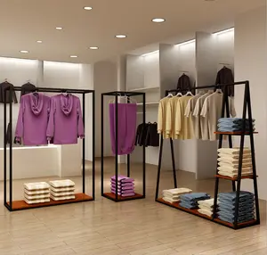 De moda de venta al por menor ropa de tienda de ropa adecuado para tela de pantalla