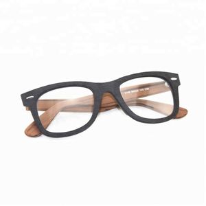 Mens Vintage <span class=keywords><strong>Acetate</strong></span> quang khung kính mắt kính gỗ <span class=keywords><strong>2025</strong></span> - Product Image 5