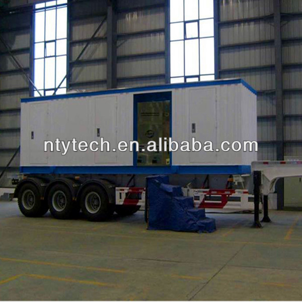 Передвижная заправочная станция CNG, оснащенная компрессором CNG, дозатором, передвижным прицепом CNG и т. д.