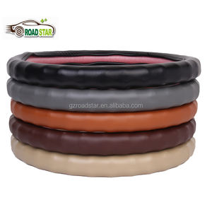 مصنع توريد جديد تصميم سيارة تتميز بكسوة جلدية مصنوعة من البولي يوريثين أغطية الاطارات سيارات للبيع بالجملة غطاء عجلة القيادة أغطية الاطارات ذات جودة عالية - Product Image 1