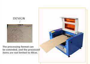 Machine de gravure et de découpe <span class=keywords><strong>laser</strong></span> CO2 de haute qualité 60W-150W pour jeans en denim, bois, CNC, refroidissement par eau, compatible avec les formats AI/DXF/DST - Product Image 4