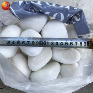 <strong>Direct</strong> Factory Sale Snow White Pebble Stone for Garden &amp; Villa Landscaping Small White Grave Pebbles From Nanjing - Product Image 3