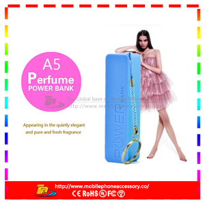 <span class=keywords><strong>venta</strong></span> caliente <span class=keywords><strong>en</strong></span> el mercado de China barato 2600mah banco de potencia perfume - Product Image 1