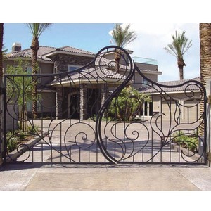 Diseño de Puerta Simple de Hierro Forjado, Imágenes de Diseños de Puertas para <span class=keywords><strong>Casa</strong></span> - Product Image 3