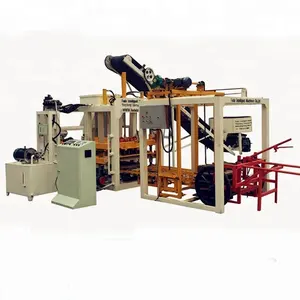 Automatische hydraulische 4-18 blok machine in Ghana