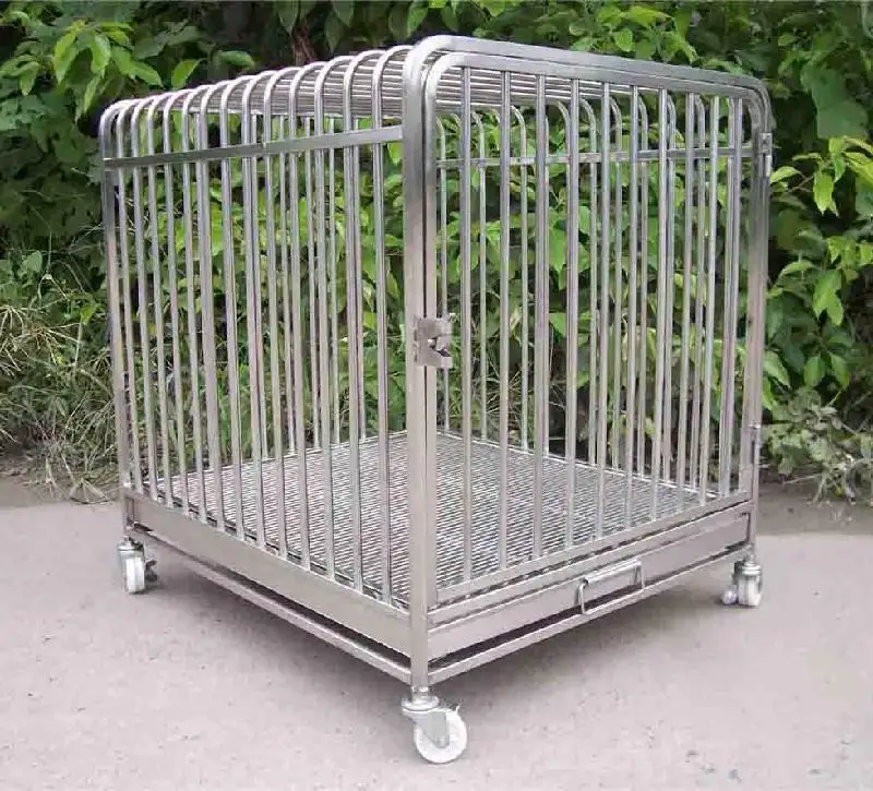 Wholesale custom made cheap price high quality stainless steel wire mesh dog cage