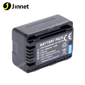 用于 Pana HC-V720 的 Jinnet 新款数字电池 VW-VBT190 VW-VBT380/710 HC-V520/510