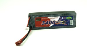 Precio de fábrica de alta capacidad lipo batería <span class=keywords><strong>7.4</strong></span> <span class=keywords><strong>v</strong></span> 3400 mah para truggy <span class=keywords><strong>rc</strong></span> 1/8 <span class=keywords><strong>coche</strong></span> - Product Image 1
