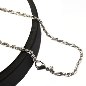 Al por mayor para <span class=keywords><strong>hombre</strong></span> al por mayor de joyas de <span class=keywords><strong>oro</strong></span> de 18k 316L de acero inoxidable Figaro <span class=keywords><strong>cadena</strong></span> collar - Product Image 5