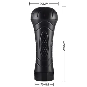 2018 Factory Price 4d Powerful Masturbation Cup Sex Toy Rubber Pussy For Men