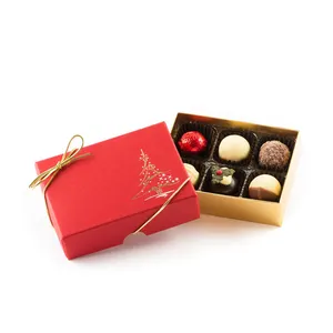 纸包装高品质礼品盒豪华巧克力盒，圣诞食品包装